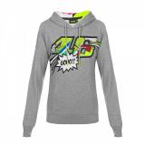 Dámska mikina VR46 Valentino Rossi POP ART Fleece sivá