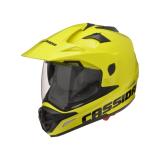Enduro prilba na moto Cassida Tour fluo žltá