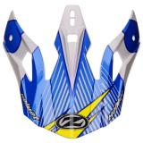 Šilt pre prilby ZED X1.9 a X1.9D bielo-modro-žlto-čierny